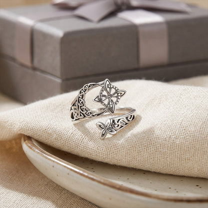 Keltischer Trinitätsring – Vintage Ring im mystischen Stil 🔮