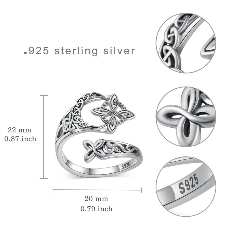 Keltischer Trinitätsring – Vintage Ring im mystischen Stil 🔮