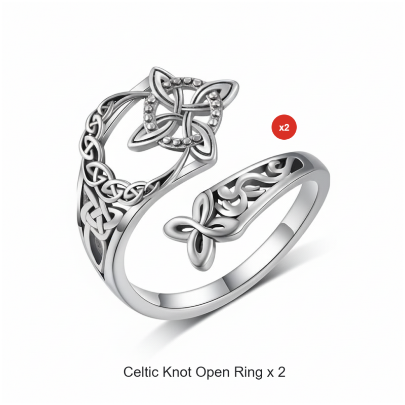 Keltischer Trinitätsring – Vintage Ring im mystischen Stil 🔮