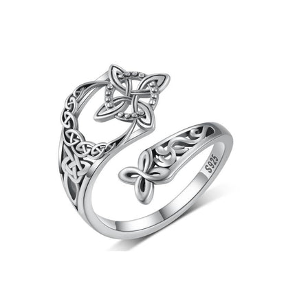Keltischer Trinitätsring – Vintage Ring im mystischen Stil 🔮