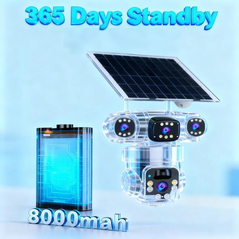 ⏳Zeitlich begrenztes Sonderangebot⏰ 6K-9-MP-WLAN-Überwachungskamera für den Außenbereich | 10-facher Zoom, 3 Objektive, 360°-PTZ | Wasserdicht nach IP66, Farb-Nachtsicht, Zwei-Wege-Audio, Bewegungserkennung