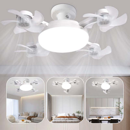 🌀 Neue Deckenventilator-Leuchte mit E27-Fassung – leiser 2-in-1-LED-Ventilator mit Fernbedienung, energieeffiziente Kombination aus Kühlung und Beleuchtung für Wohn- und Schlafzimme