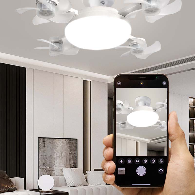 🌀 Neue Deckenventilator-Leuchte mit E27-Fassung – leiser 2-in-1-LED-Ventilator mit Fernbedienung, energieeffiziente Kombination aus Kühlung und Beleuchtung für Wohn- und Schlafzimme