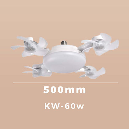🌀 Neue Deckenventilator-Leuchte mit E27-Fassung – leiser 2-in-1-LED-Ventilator mit Fernbedienung, energieeffiziente Kombination aus Kühlung und Beleuchtung für Wohn- und Schlafzimme