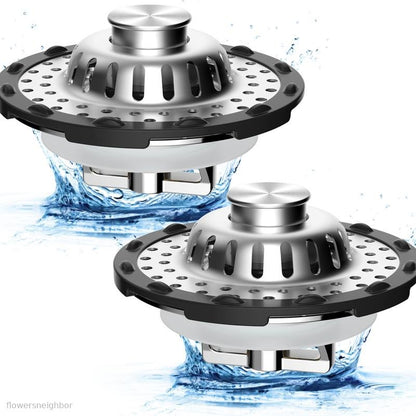 Black Friday Angebot: 49 % Rabatt 🔥 3-in-1 Pop-Up-Badewannenabflussstopfen mit sichtbarem Haarfänger